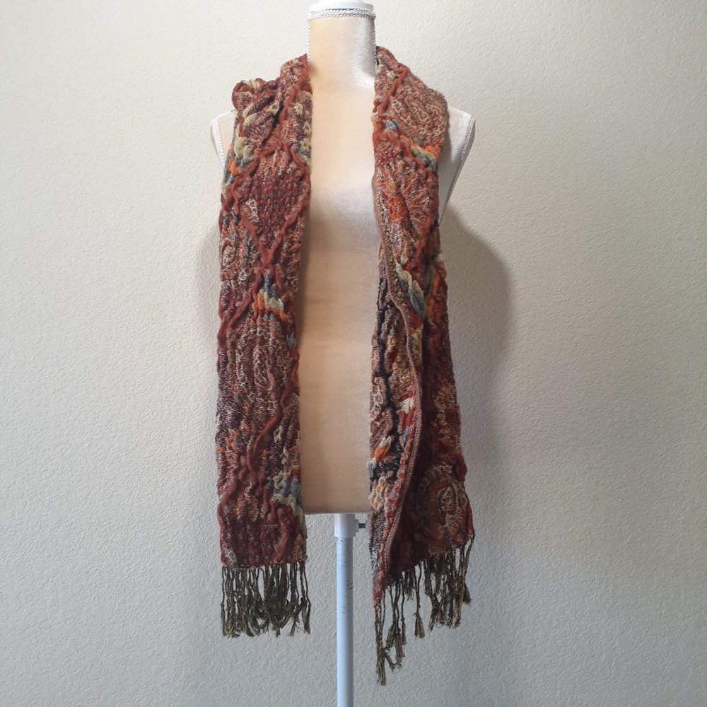Textured Knit Scraf - Picture 5 of 8